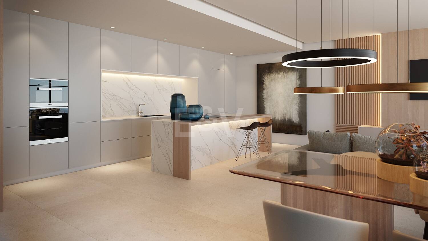 Penthouse mit einzigartigem zeitgenössischem Design