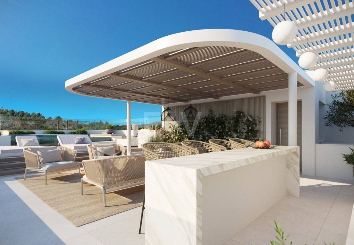 Penthouse mit einzigartigem zeitgenössischem Design