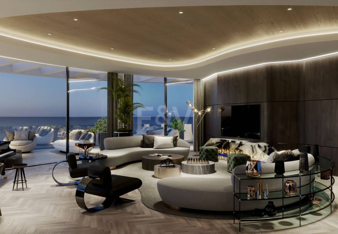 Penthouse mit einzigartigem zeitgenössischem Design