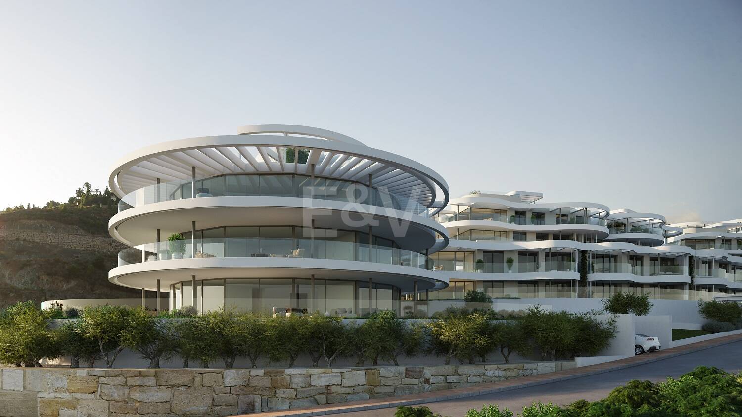 Penthouse mit einzigartigem zeitgenössischem Design