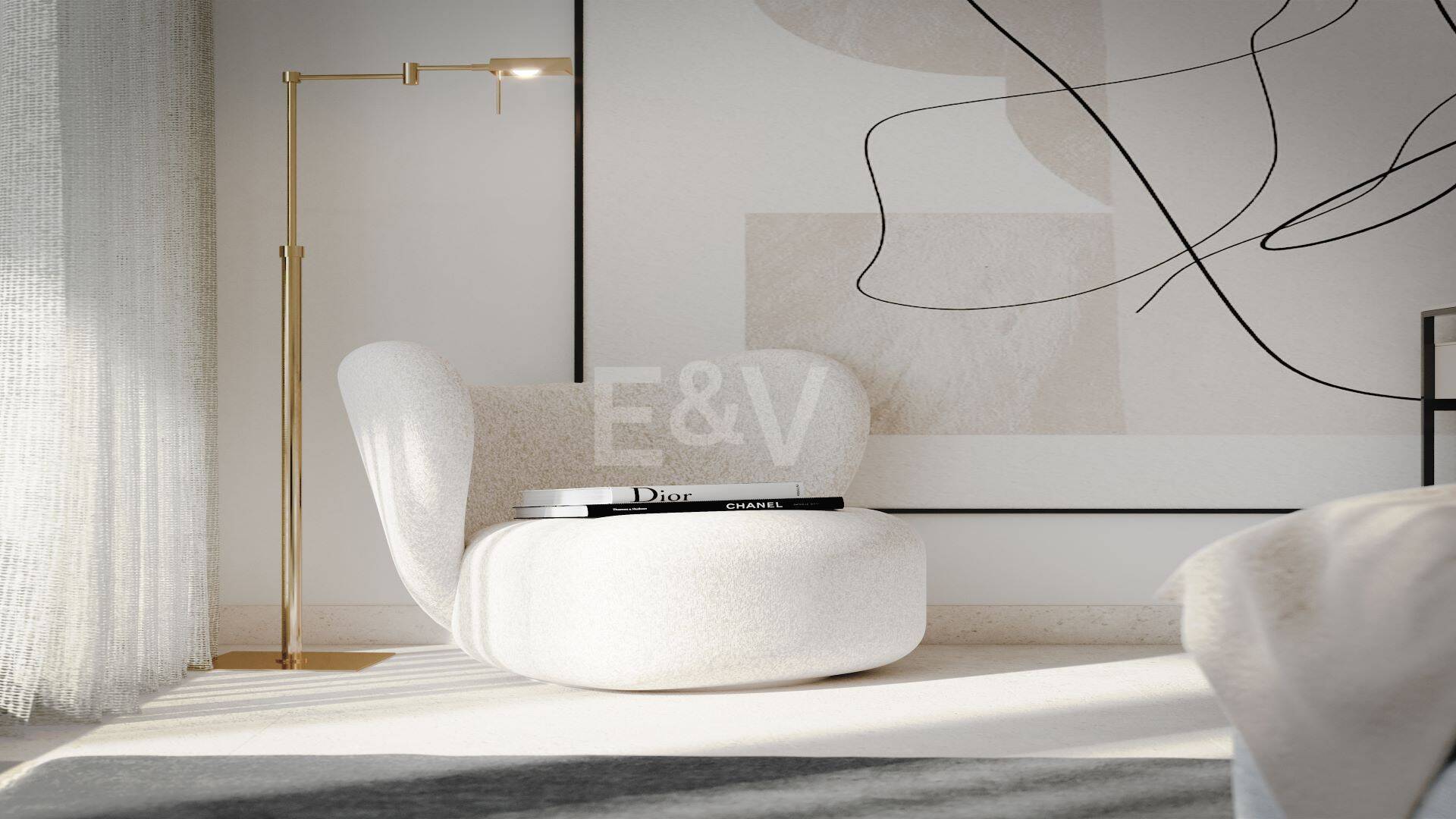 Penthouse mit einzigartigem zeitgenössischem Design