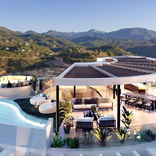 La Quinta: Penthouse med unik modern design