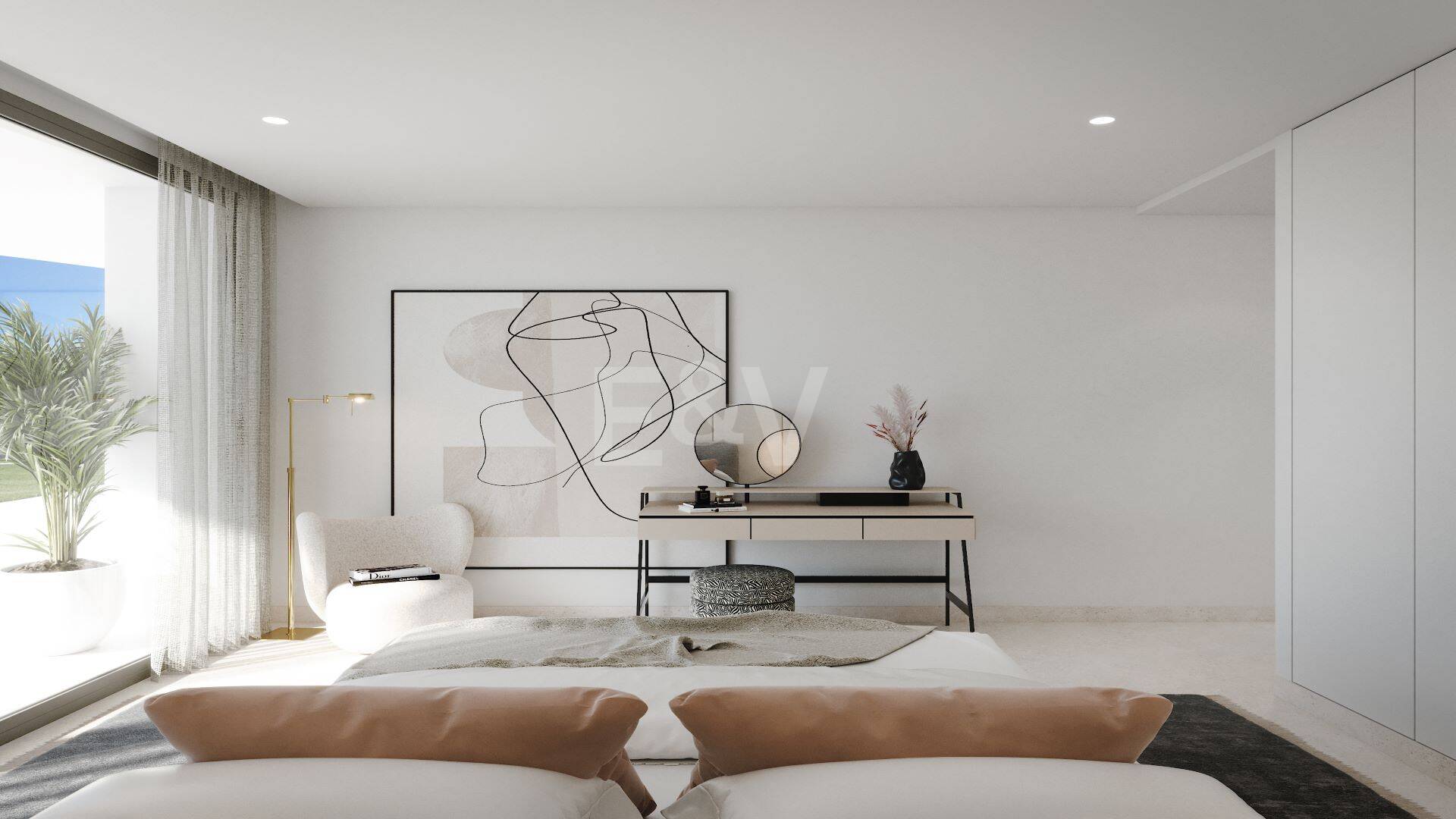 Penthouse mit einzigartigem zeitgenössischem Design