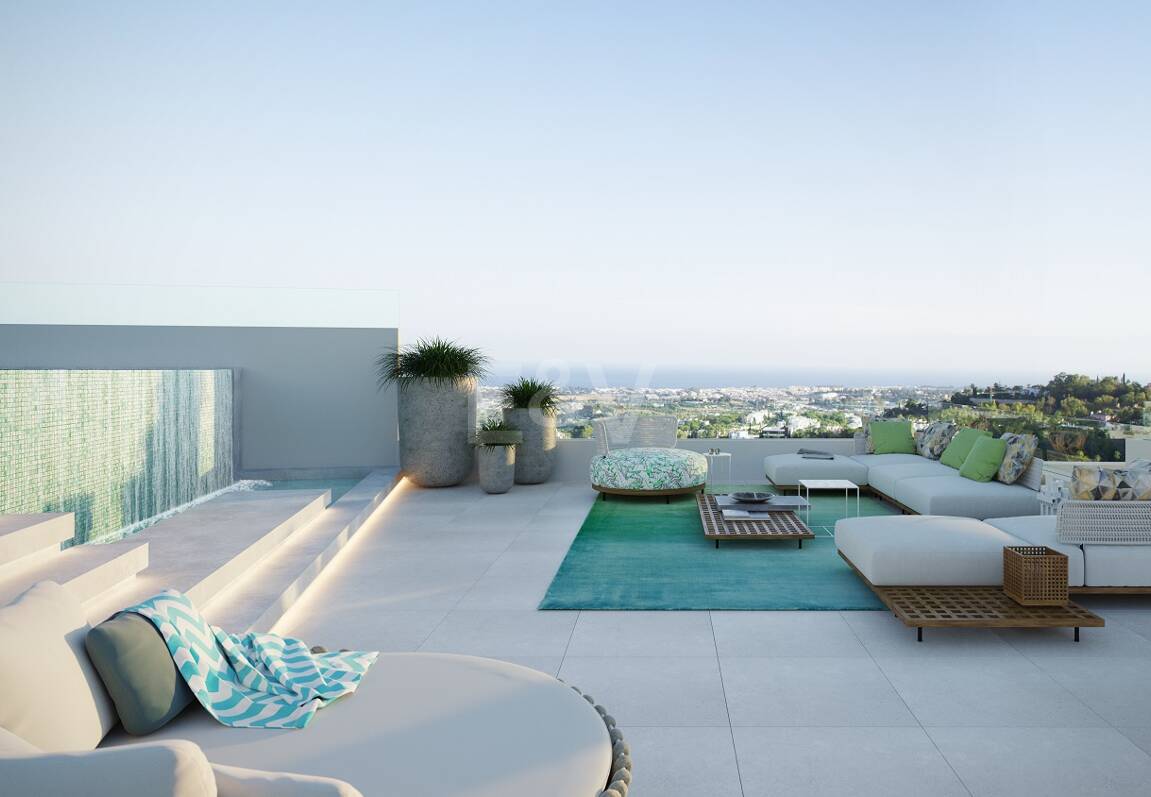 Penthouse mit einzigartigem zeitgenössischem Design