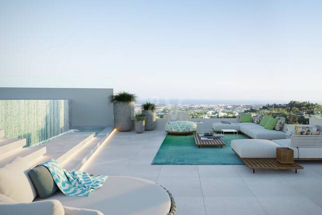 Penthouse mit einzigartigem zeitgenössischem Design