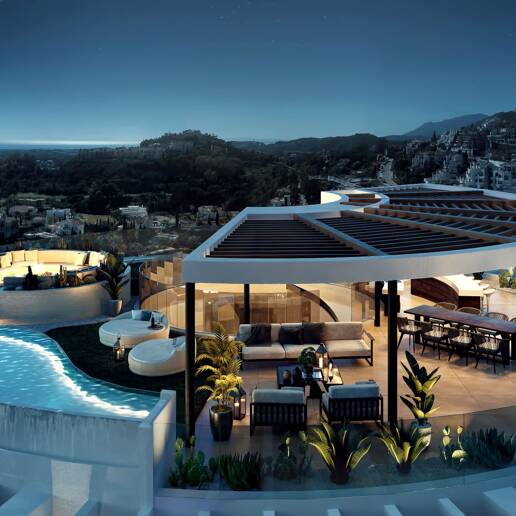 La Quinta: Penthouse med unik modern design