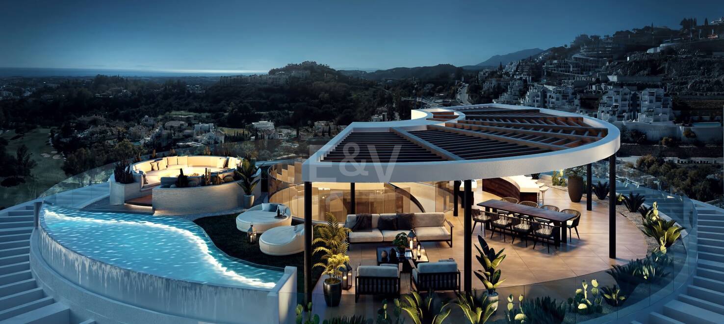 La Quinta: Penthouse med unik modern design