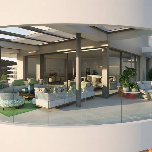 La Quinta: Penthouse med unik modern design