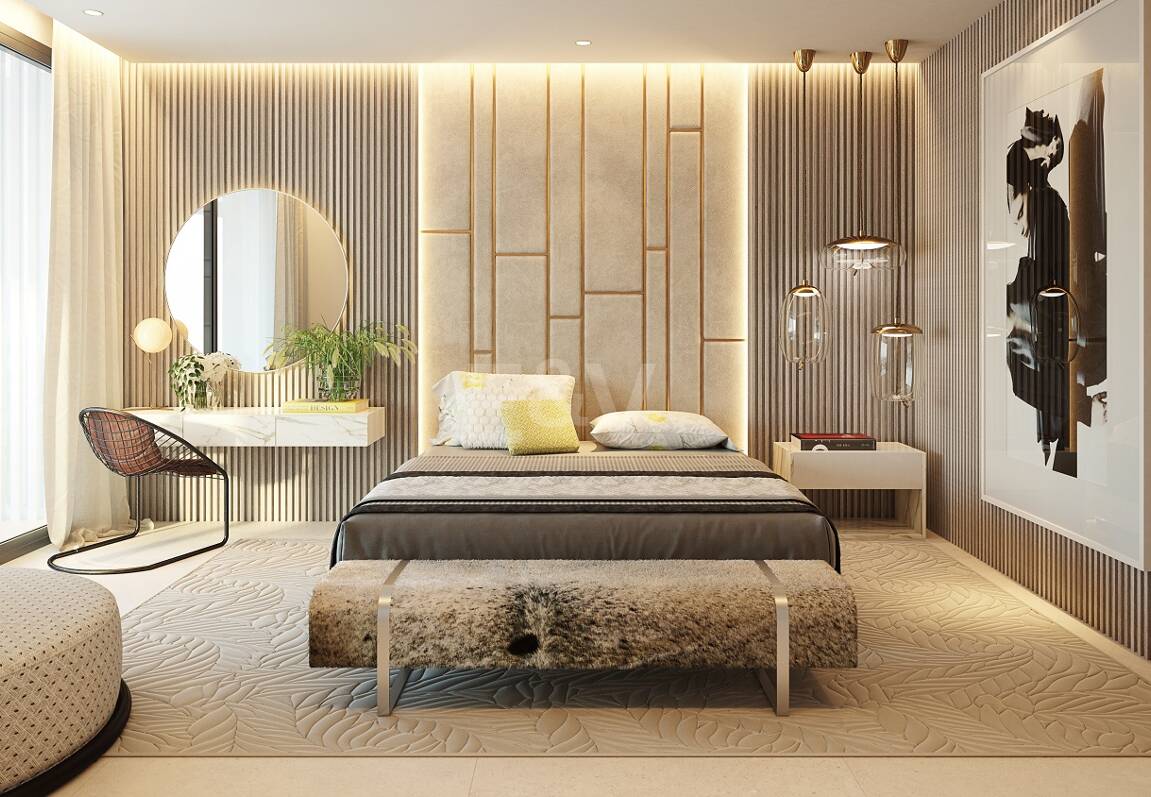 Penthouse mit einzigartigem zeitgenössischem Design