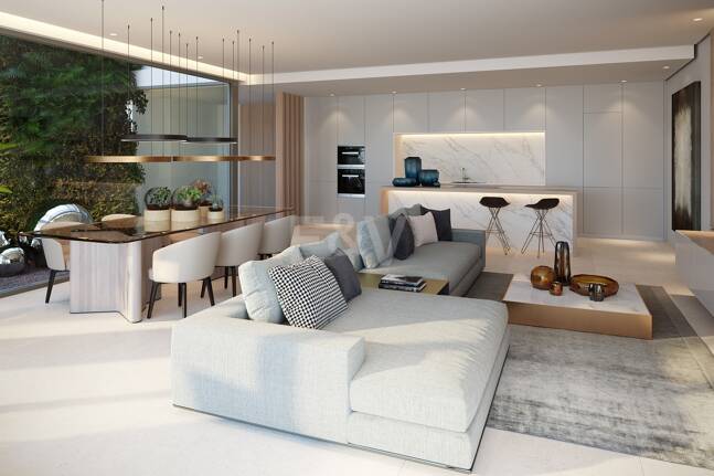 Penthouse mit einzigartigem zeitgenössischem Design