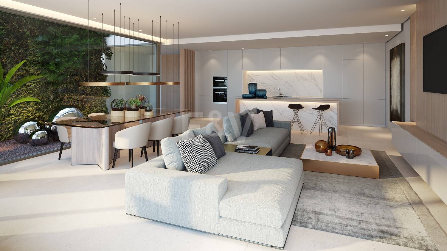 Penthouse mit einzigartigem zeitgenössischem Design