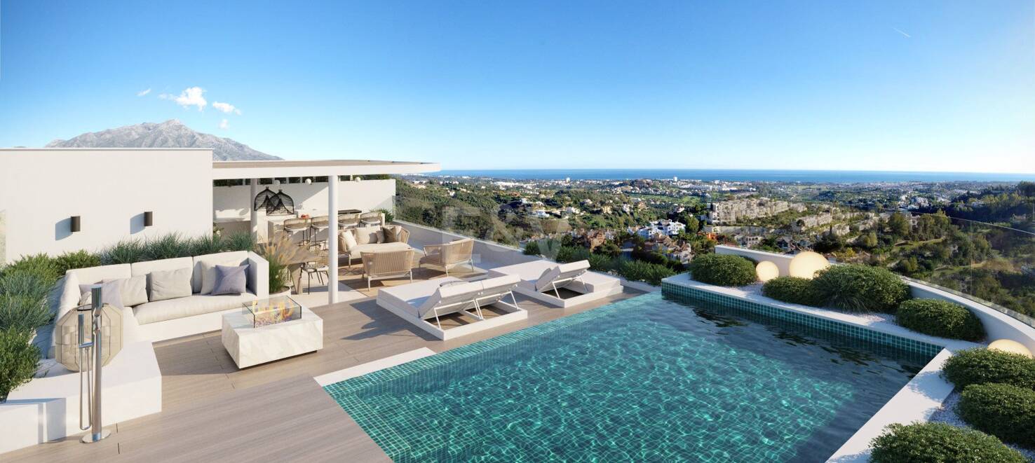 La Quinta: Penthouse med unik modern design