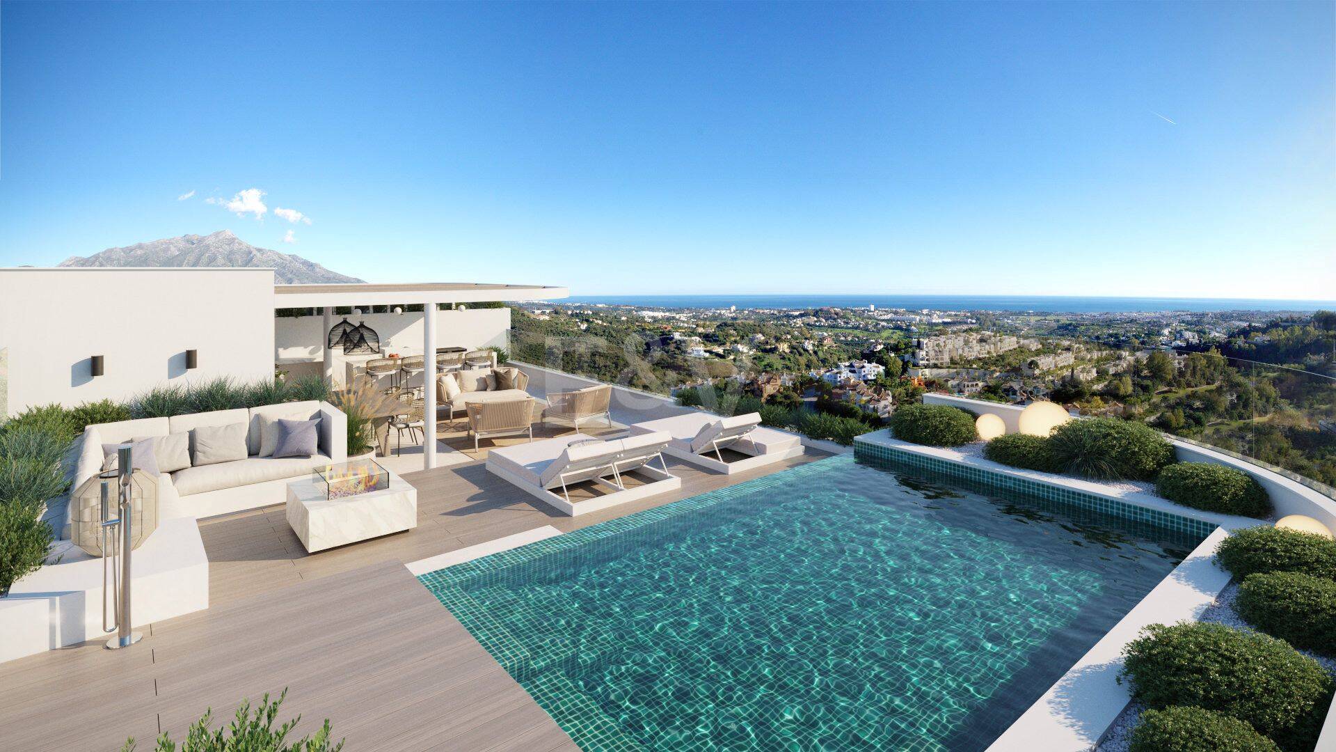 Penthouse with unique contemporary design