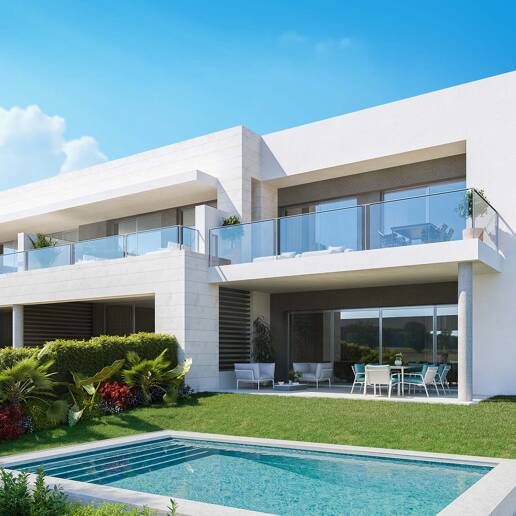 Amenity-Rich Townhouses med pooler och gym