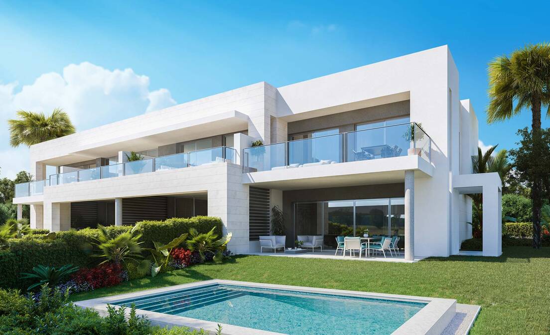 Stadthäuser mit reichhaltigen Annehmlichkeiten, Pools und Fitnessstudio
