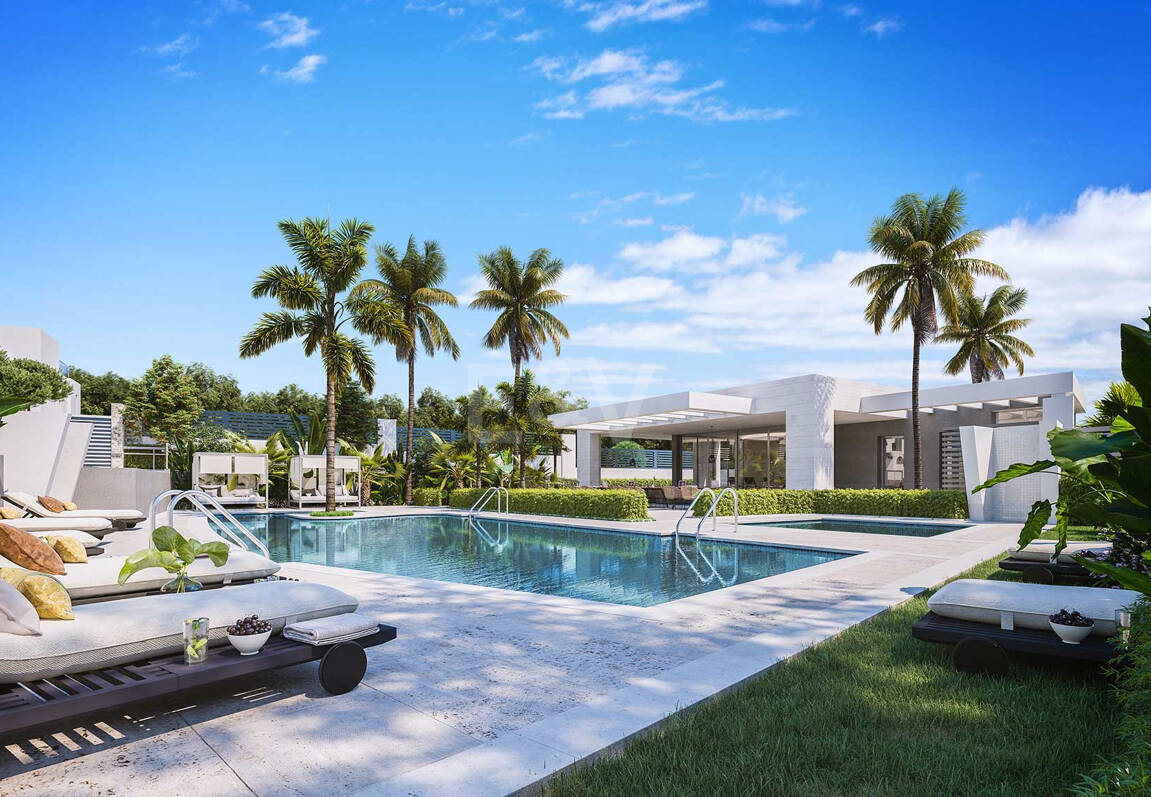 Amenity-Rich Townhouses med pooler och gym