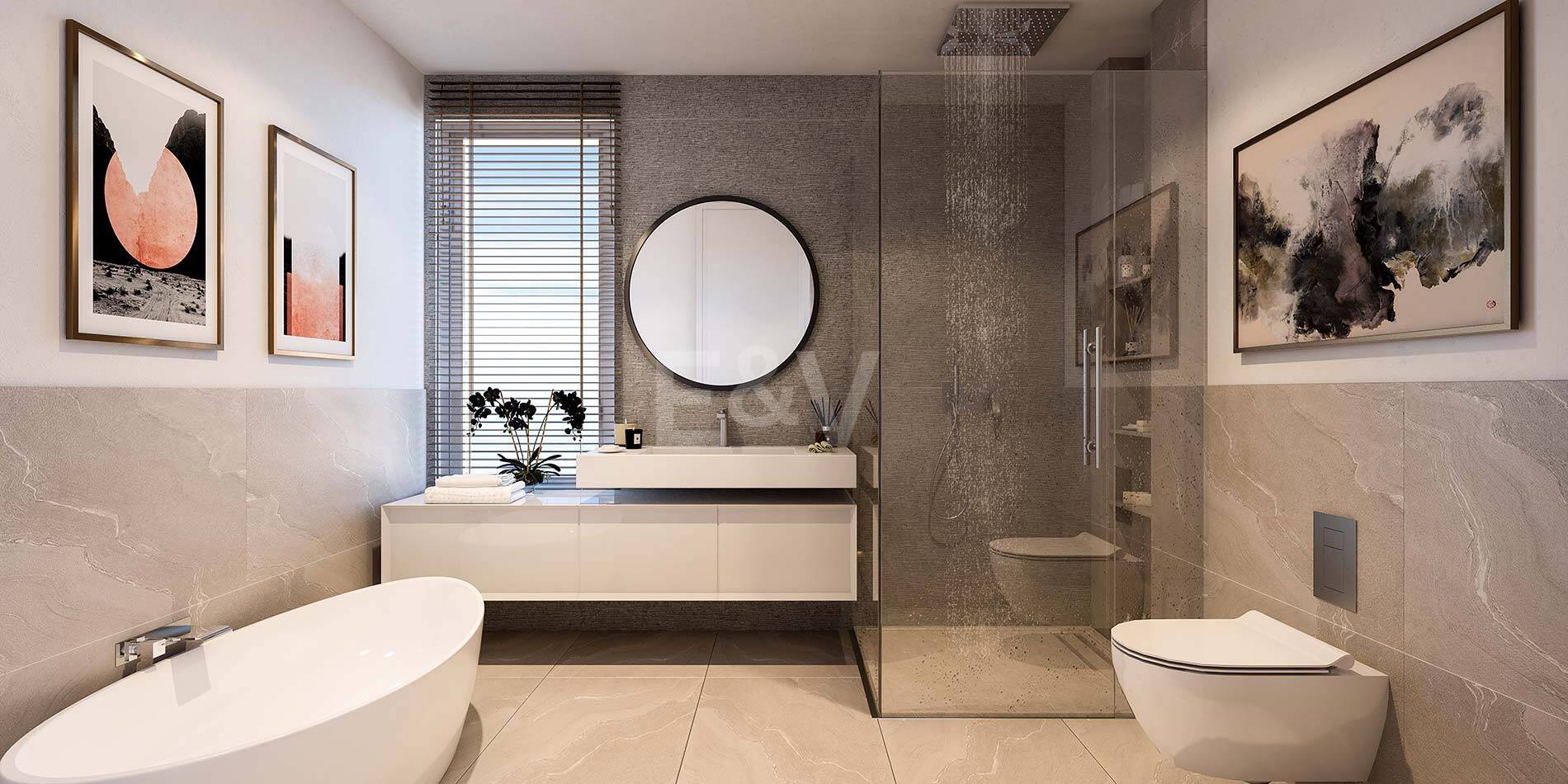 Amenity-Rich Townhouses med pooler och gym