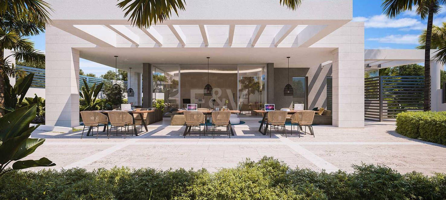 Amenity-Rich Townhouses med pooler och gym