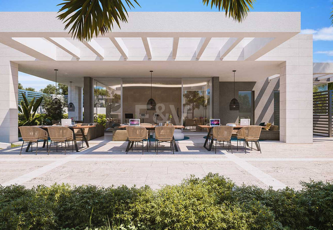 Amenity-Rich Townhouses med pooler och gym