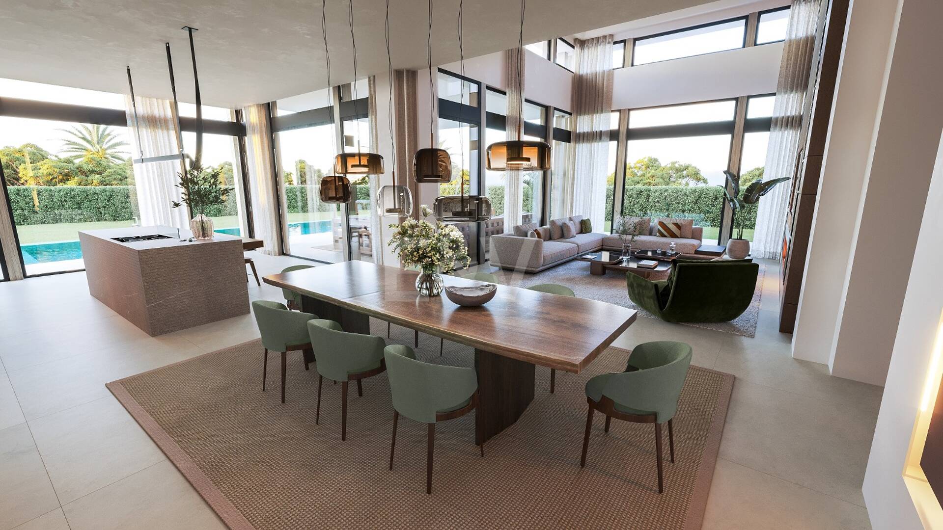 Exquisitas Villas Modernas con Elegancia Inigualable en la Milla de Oro