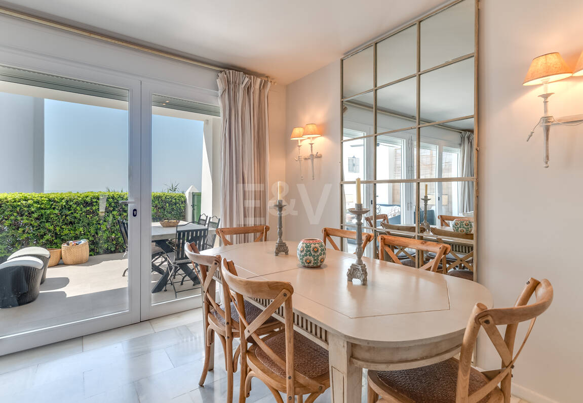 Las Chapas Beach Townhouse med direkt tillgång till havet