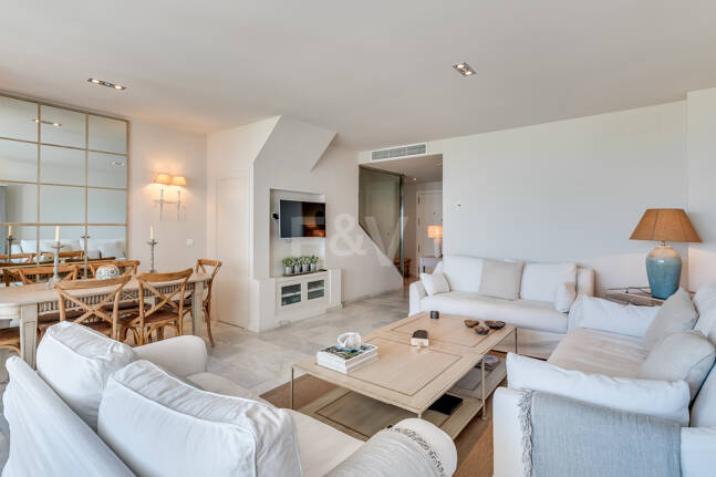 Las Chapas Beach Townhouse med direkt tillgång till havet