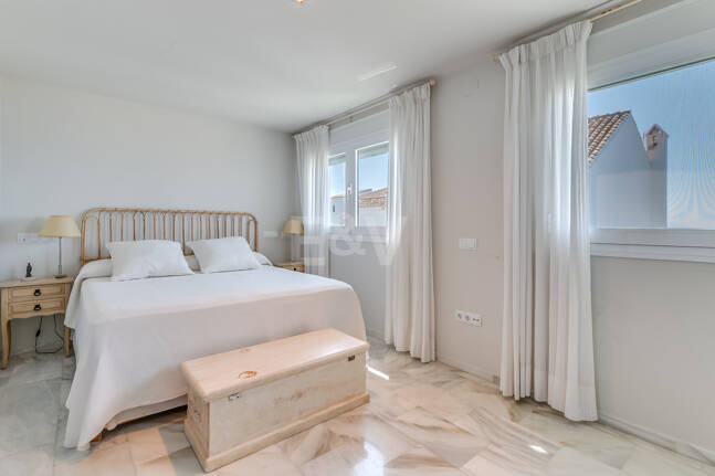 Las Chapas Beach Townhouse med direkt tillgång till havet