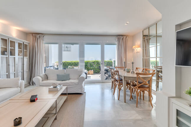 Las Chapas Beach Townhouse med direkt tillgång till havet