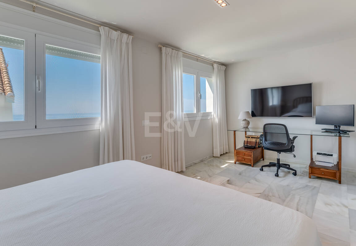 Las Chapas Beach Townhouse med direkt tillgång till havet