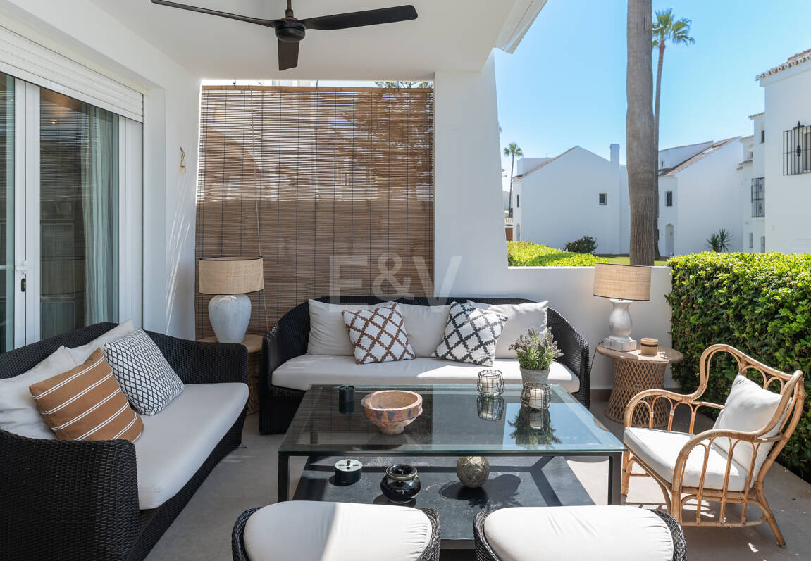 Las Chapas Beach Townhouse med direkt tillgång till havet