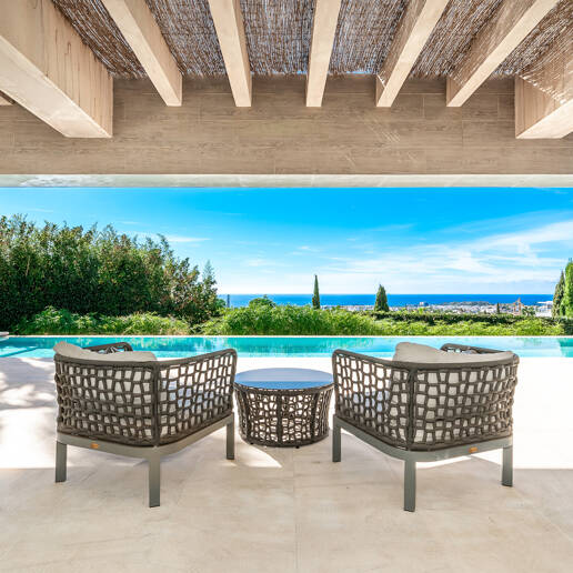 Modern Villa in Los Flamingos Golf with spectacular Sea views right on the golf course