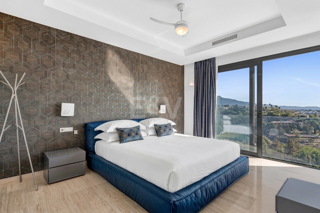 Modern Villa with Spectacular Sea Views Right on the Golf Course