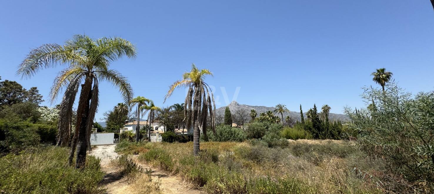Spacious Plot in Puerto Banus with License for an Exclusive Villa