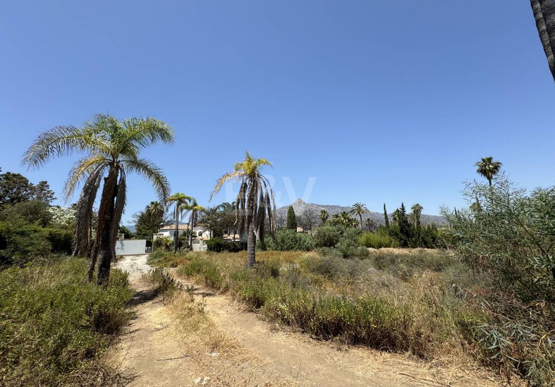Großzügiges Grundstück in Puerto Banus mit Baugenehmigung für eine exklusive Villa