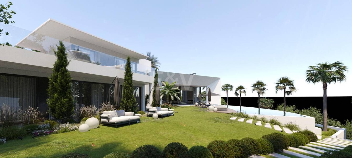 Prime Plots z widokiem na morze w Golf Valley, Marbella - Gotowy do budowy!