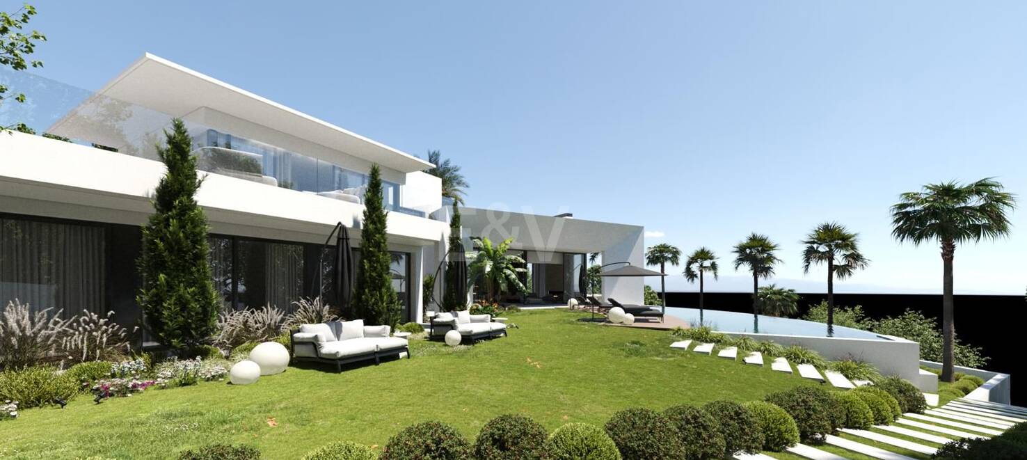 Prime Plots z widokiem na morze w Golf Valley, Marbella - Gotowy do budowy!