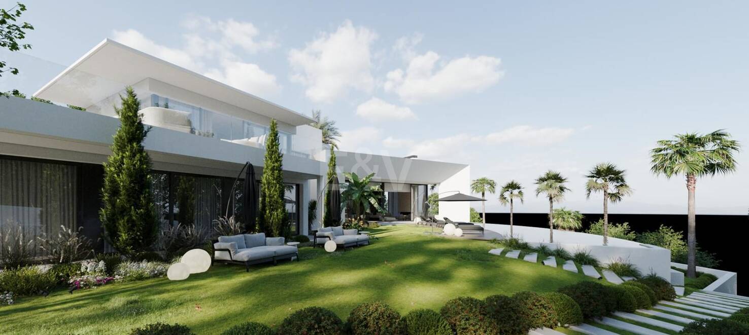 Prime Plots z widokiem na morze w Golf Valley, Marbella - Gotowy do budowy!
