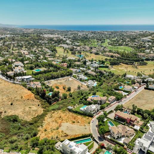 Prime Plots z widokiem na morze w Golf Valley, Marbella - Gotowy do budowy!