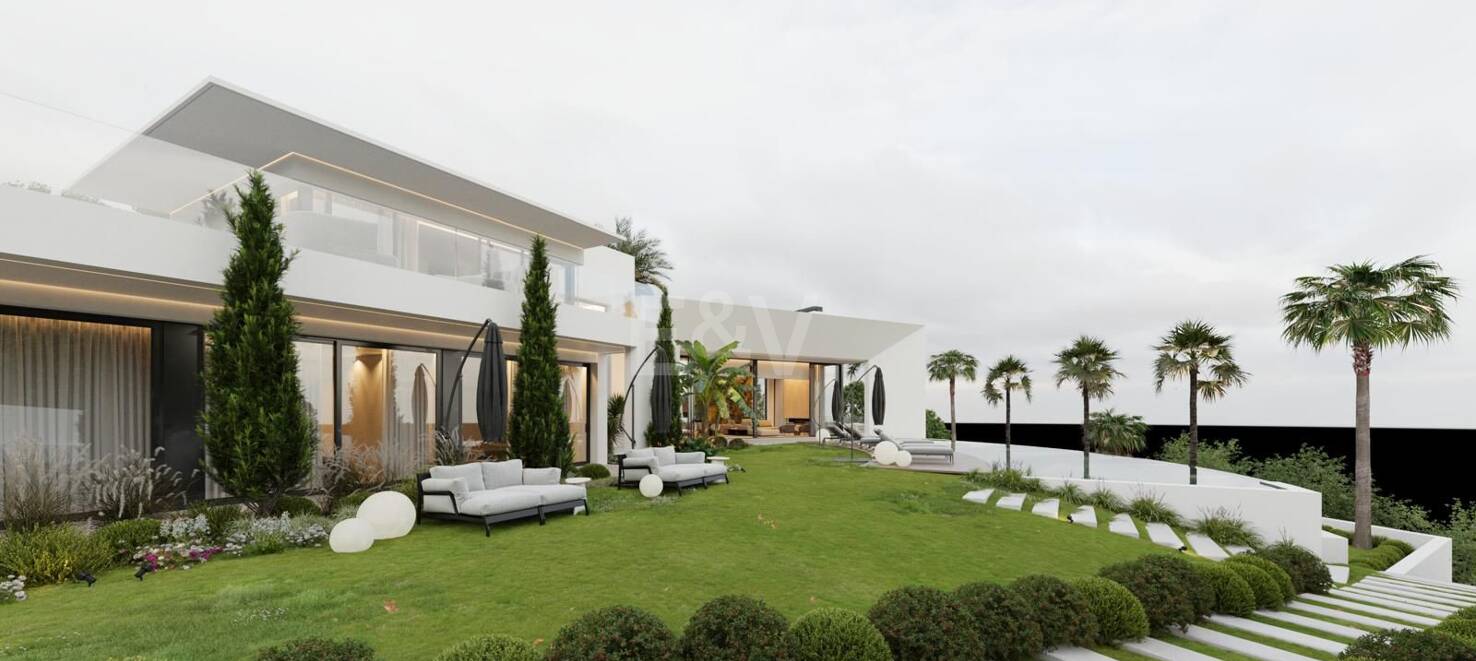 Prime Plots z widokiem na morze w Golf Valley, Marbella - Gotowy do budowy!