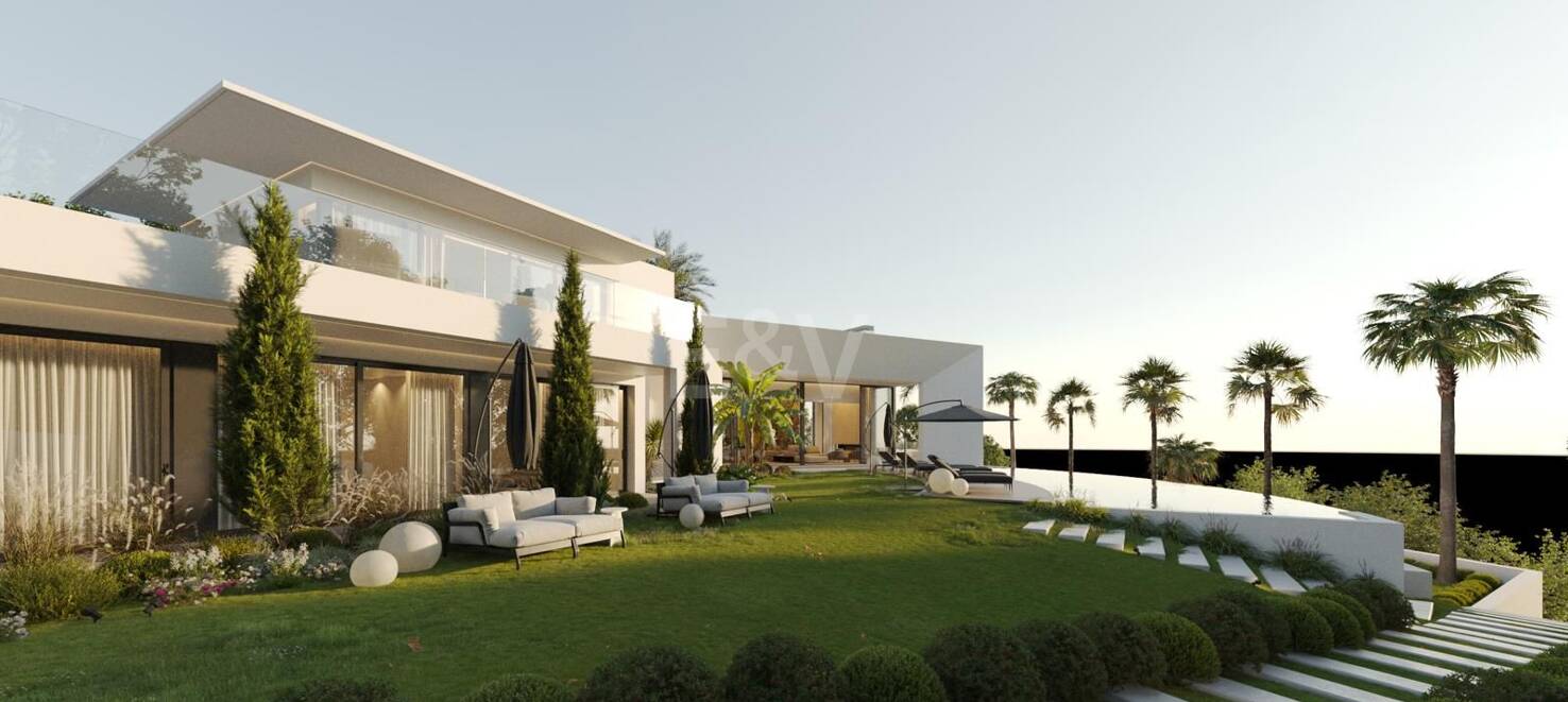 Prime Plots z widokiem na morze w Golf Valley, Marbella - Gotowy do budowy!