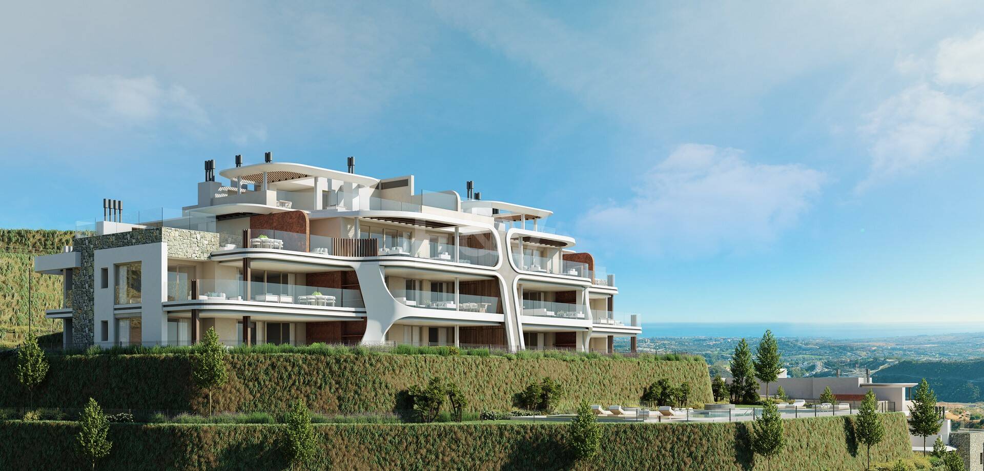 La Quinta, vue panoramique sur la mer dans une nouvelle station de style de vie