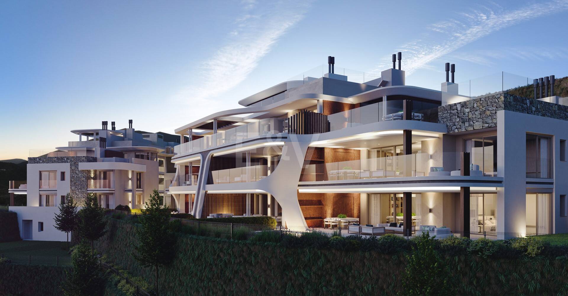 La Quinta, vue panoramique sur la mer dans une nouvelle station de style de vie