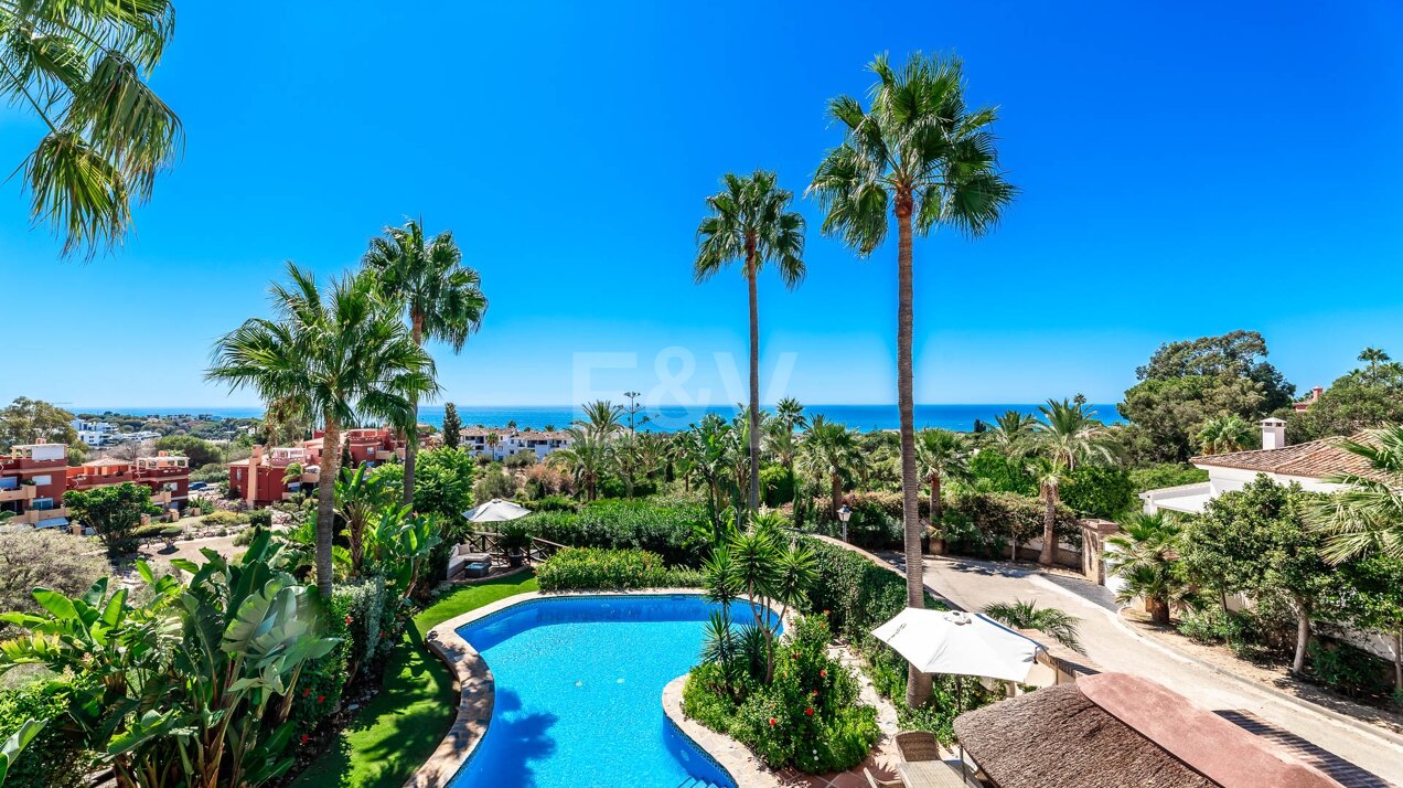 Villa en Hacienda Las Chapas con impresionantes vistas al mar