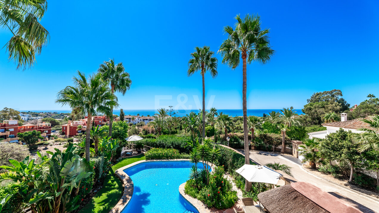 Villa en Hacienda Las Chapas con impresionantes vistas al mar