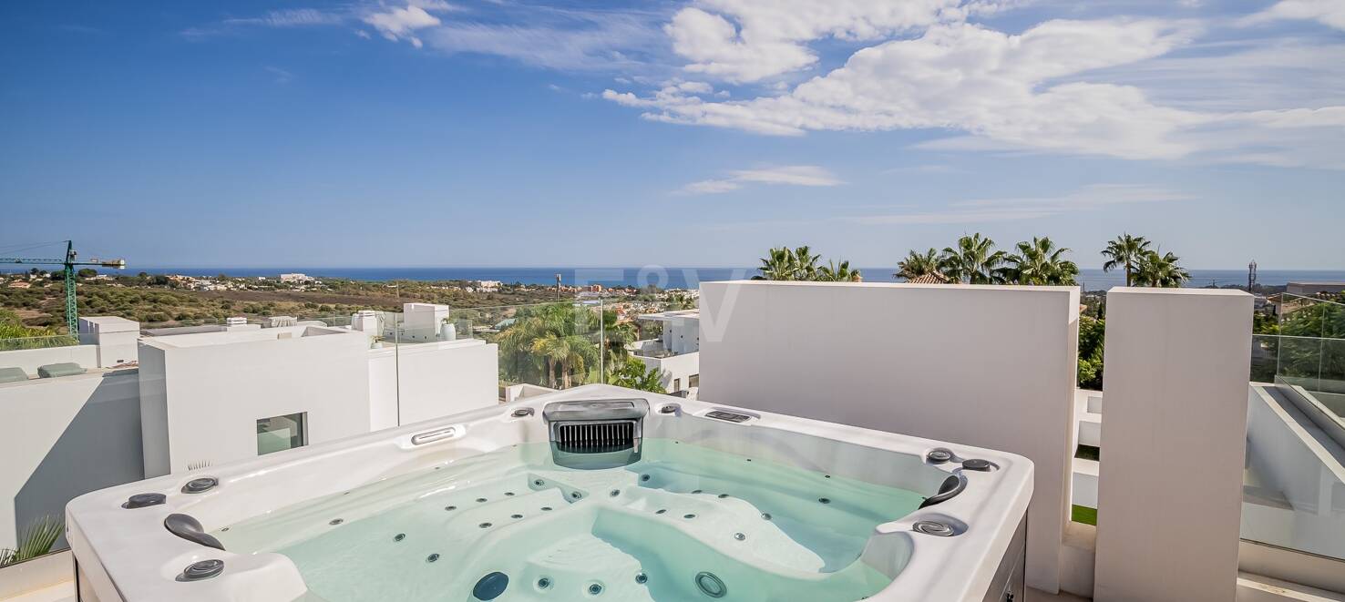 Villa moderne avec vue sur la mer à Los Flamingos Golf