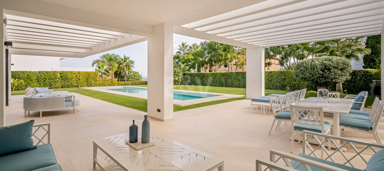 Villa moderne avec vue sur la mer à Los Flamingos Golf