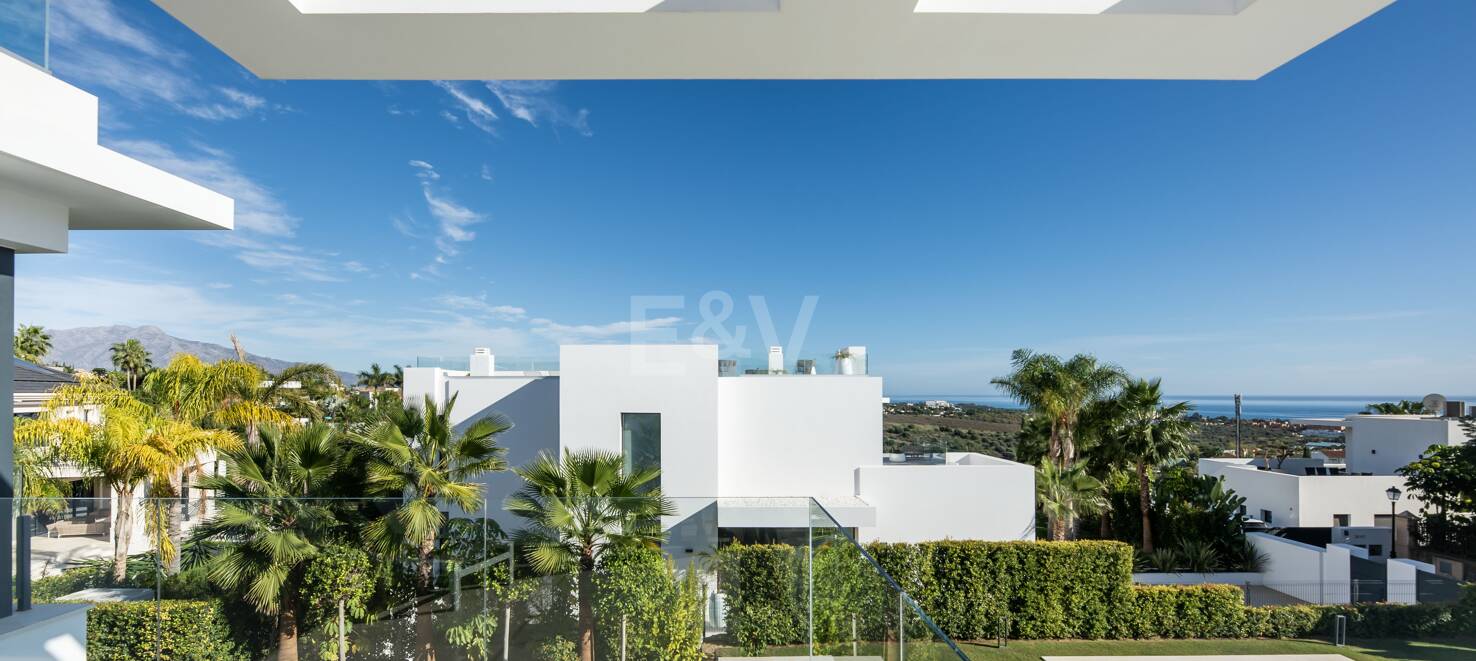 Villa moderne avec vue sur la mer à Los Flamingos Golf