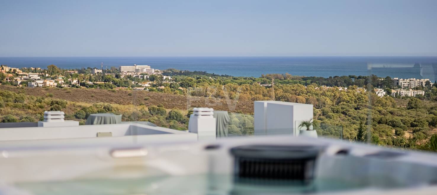 Villa moderne avec vue sur la mer à Los Flamingos Golf