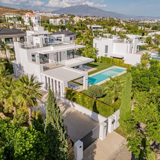 Villa moderne avec vue sur la mer à Los Flamingos Golf