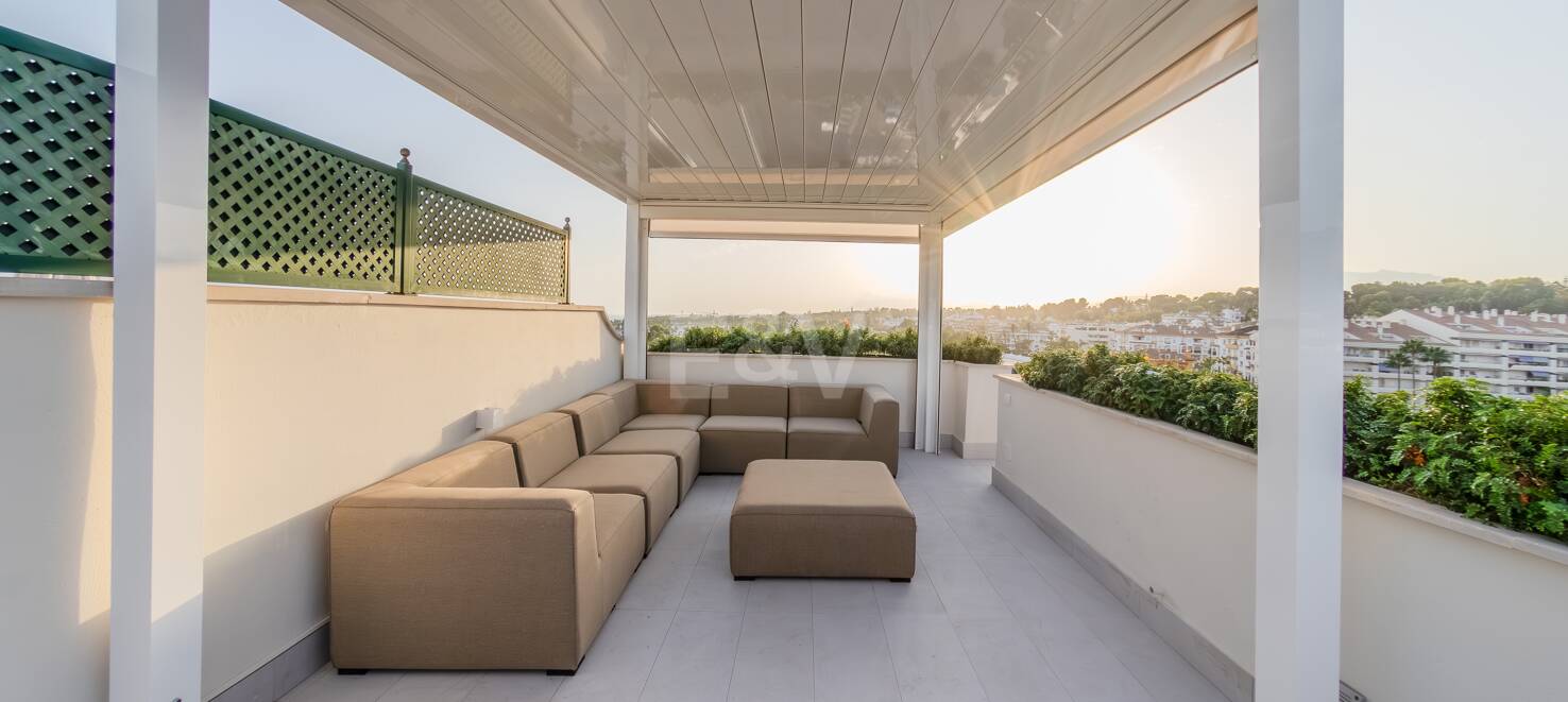 Fullständig renoverad takvåning i Golden Mile Marbella